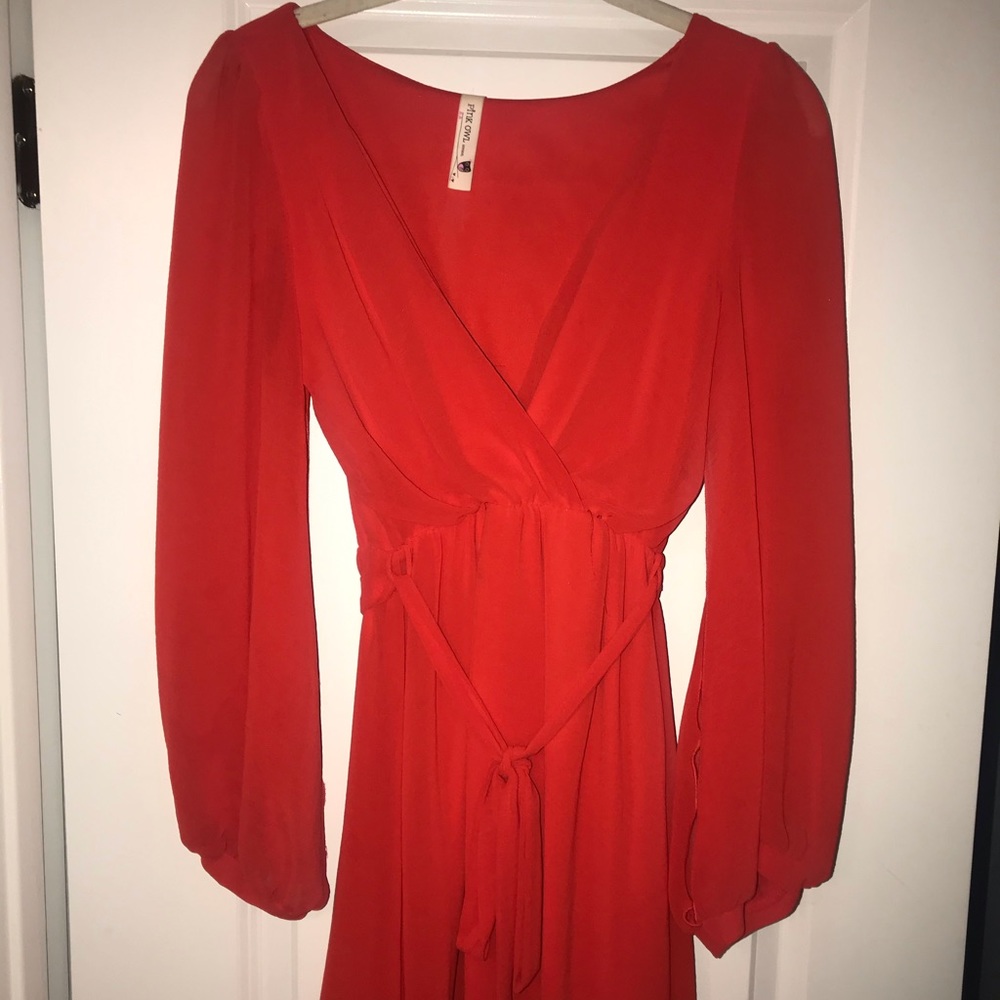 Orange/red Cocktail dress